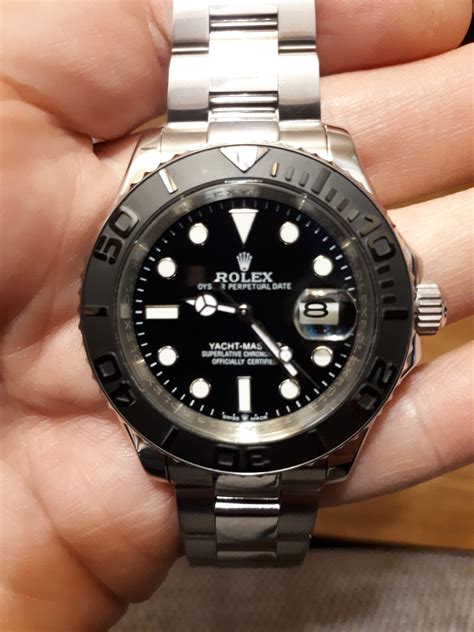 rolex yatch master black|yacht master black bezel.